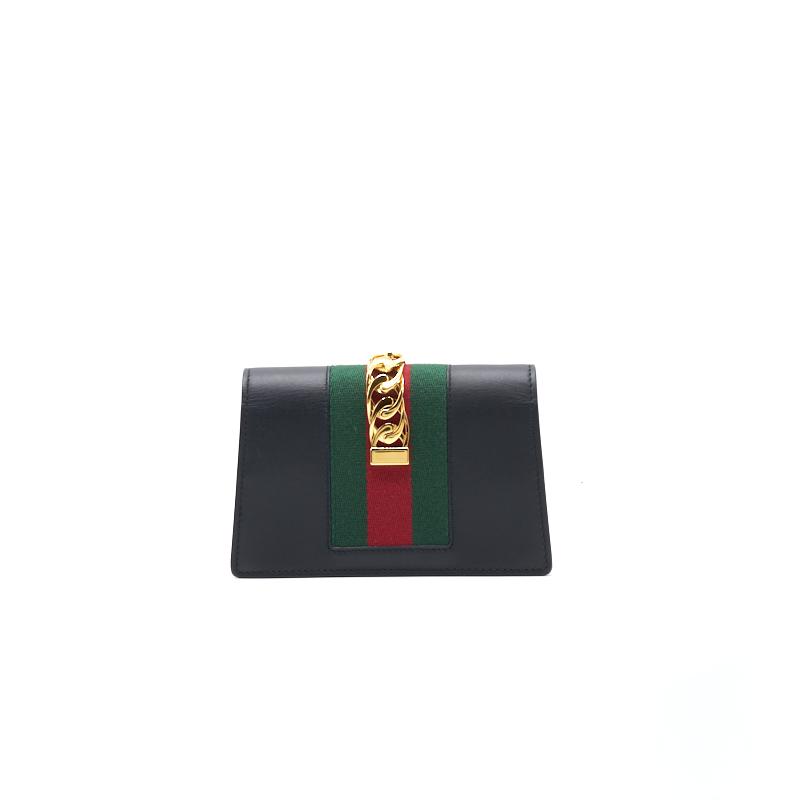 Gucci Sylvia Leather Super Mini Bag