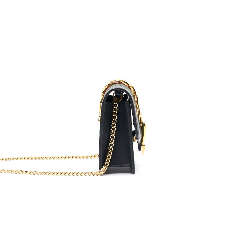 Gucci Sylvia Leather Super Mini Bag