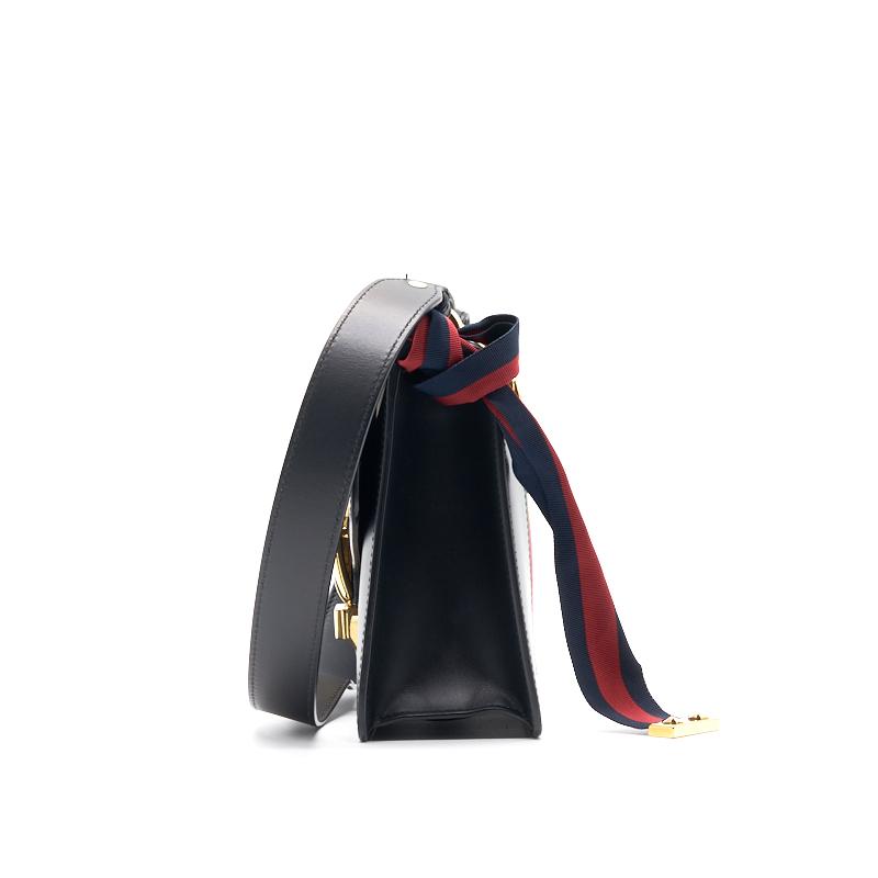 Gucci Black Sylvie Small Shoulder Bag