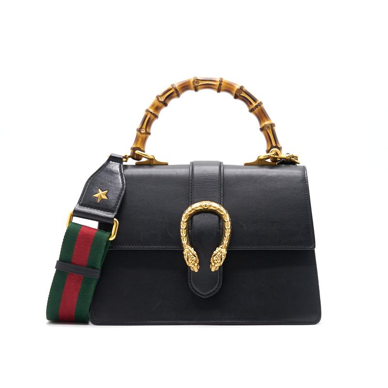 Gucci Dionysus Top Bamboo Handle Black