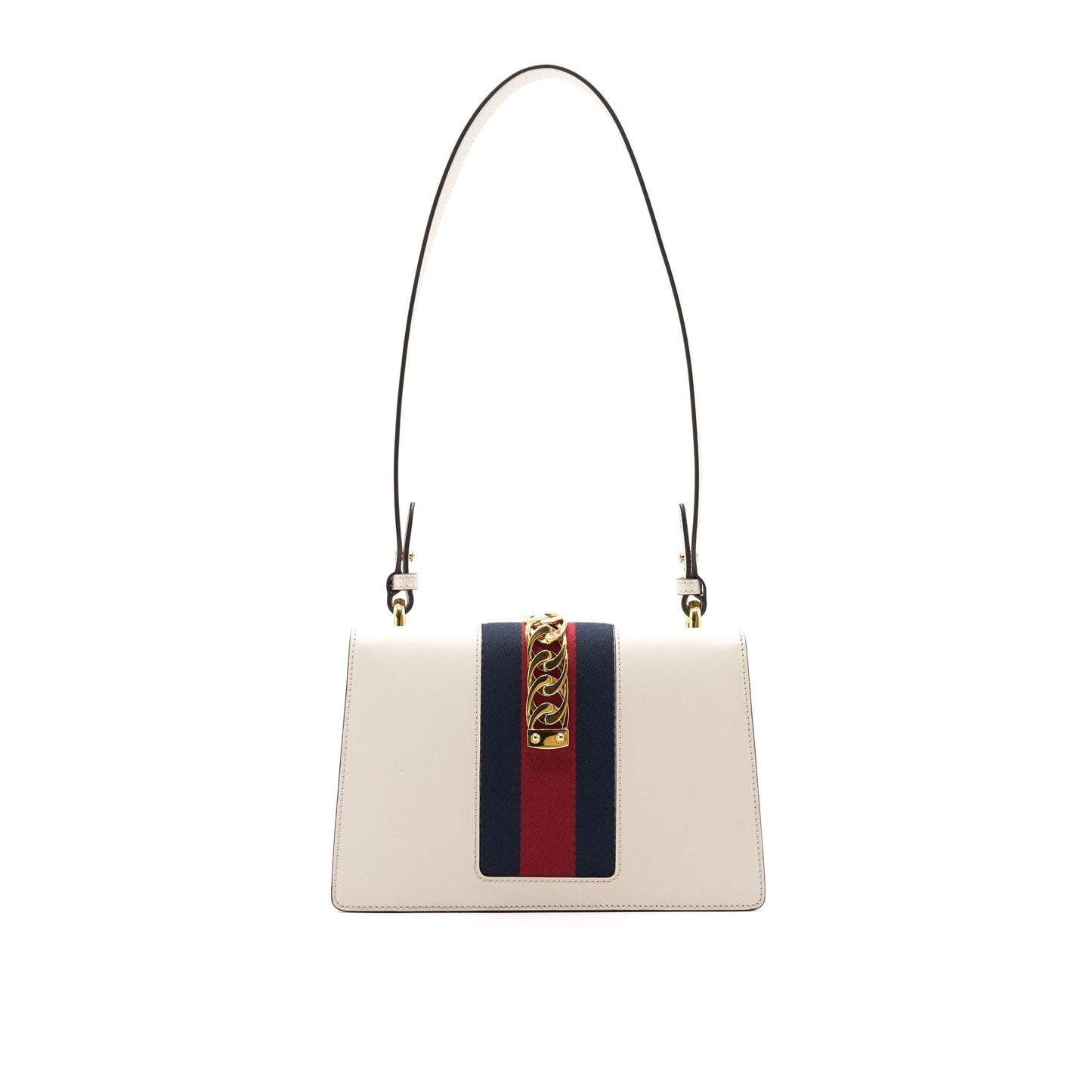 Gucci White Sylvie Small Shoulder Bag