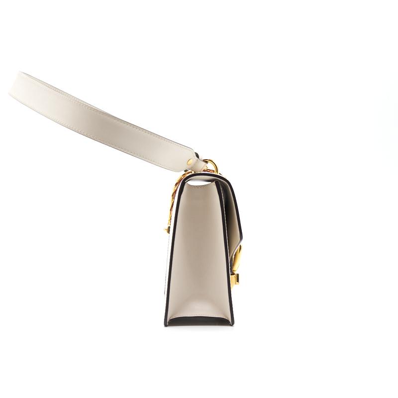 Gucci White Sylvie Small Shoulder Bag