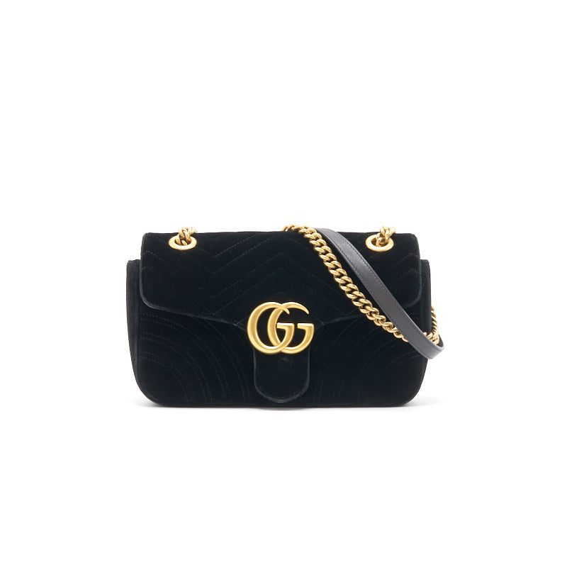 Gucci Velvet Small GG Marmont Bag 26cm
