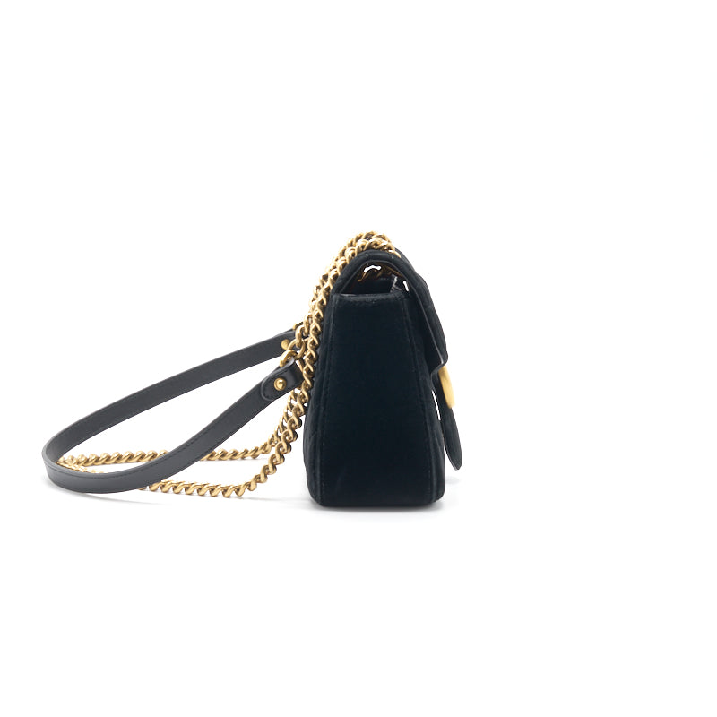 Gucci Velvet Small GG Marmont Bag 26cm