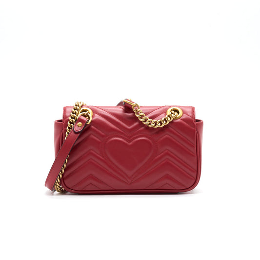 Gucci GG Marmont Mini Bag red