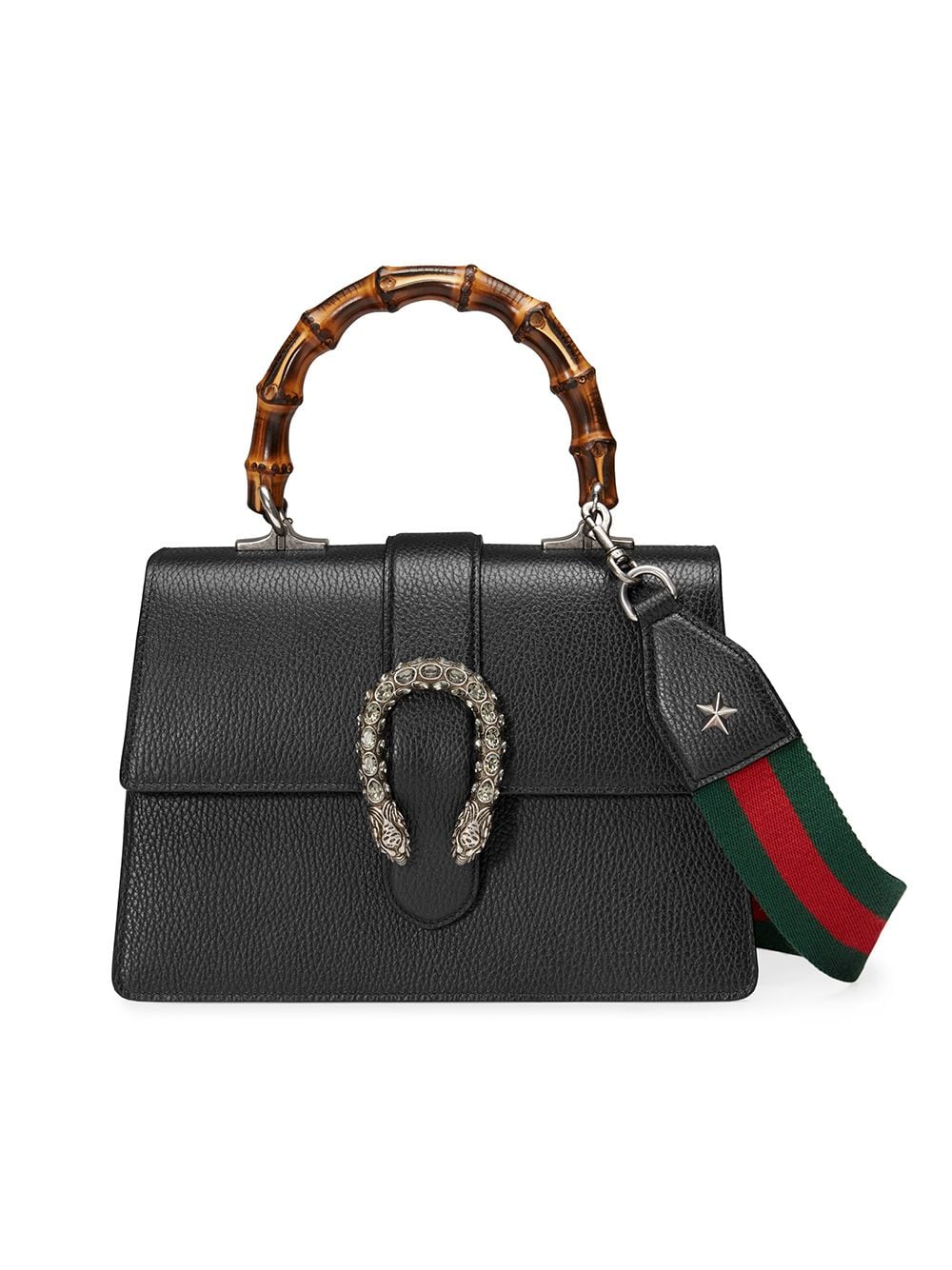 Gucci Dionysus Leather Bamboo Shoulder Bag