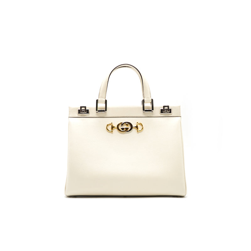 Gucci Zumi Grainy Leather Small Top Handle Bag