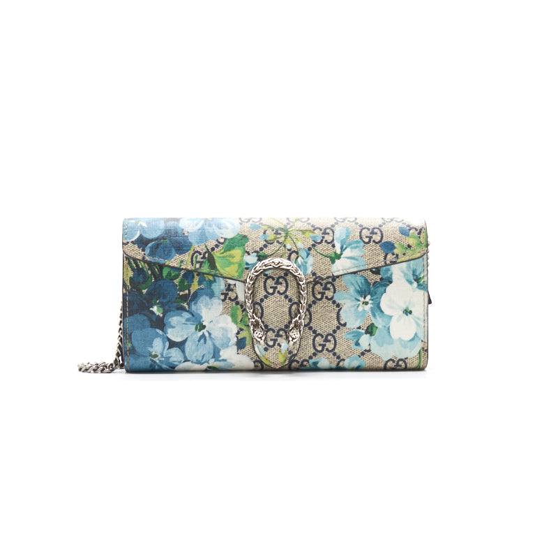 Gucci Dionysus GG Blooms Wallet with Chain