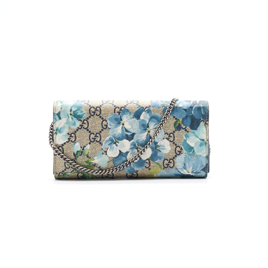 Gucci Dionysus GG Blooms Wallet with Chain