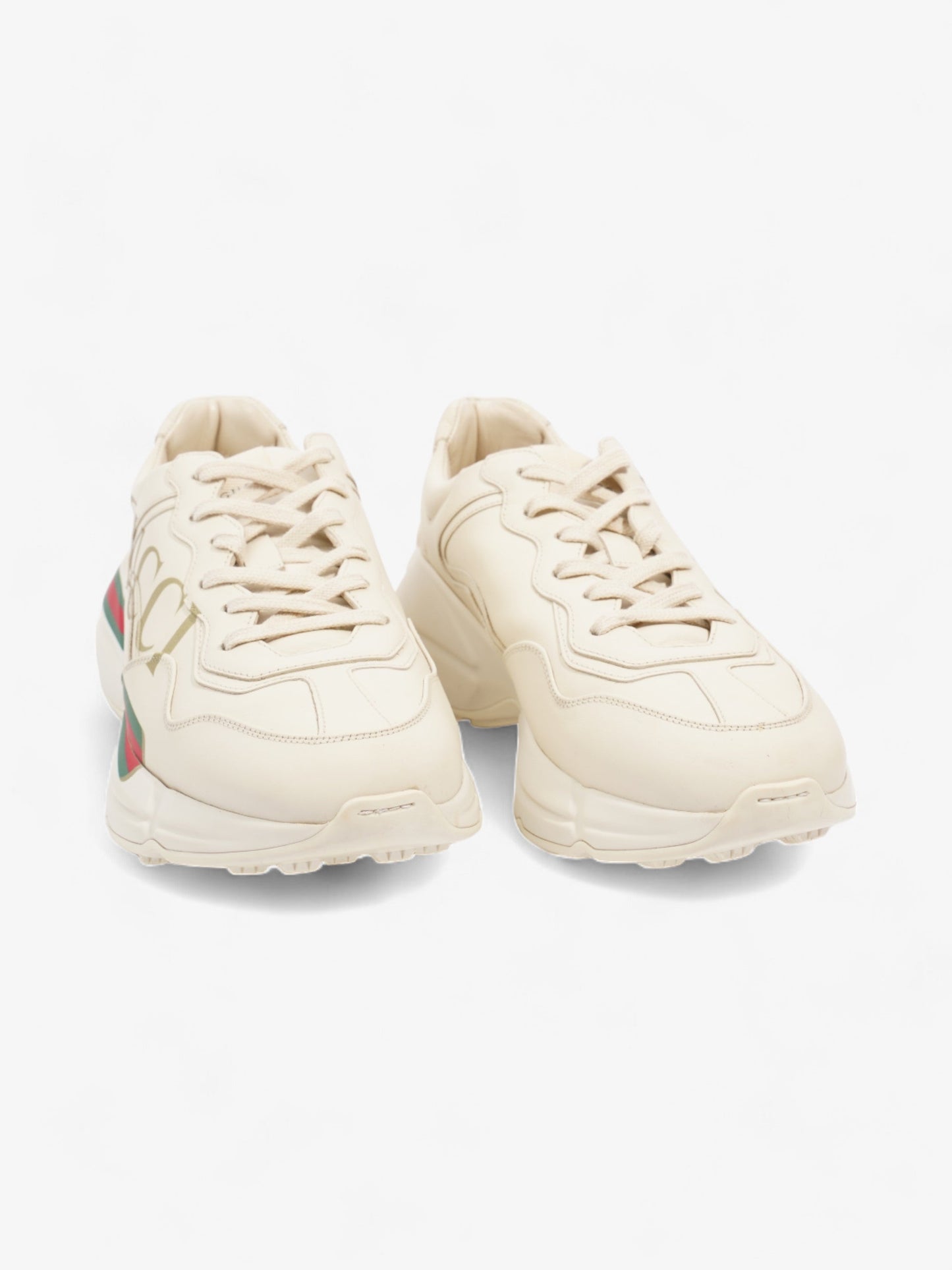 Gucci Rhyton Sneaker Ivory Leather EU 40 UK 7