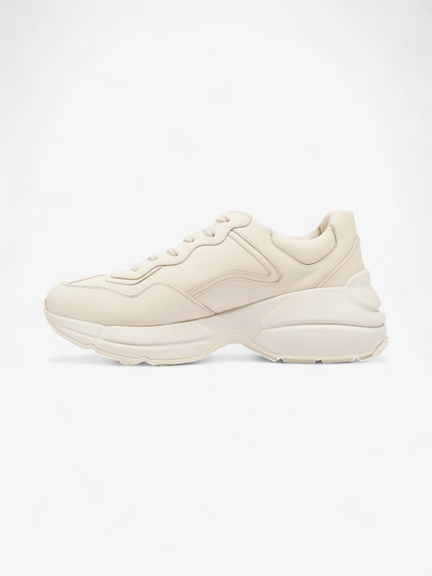 Gucci Rhyton Sneaker Ivory Leather EU 40 UK 7