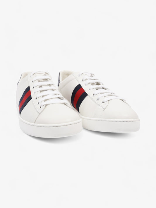 Gucci Ace White / Blue / Red Leather EU 38.5 UK 5.5