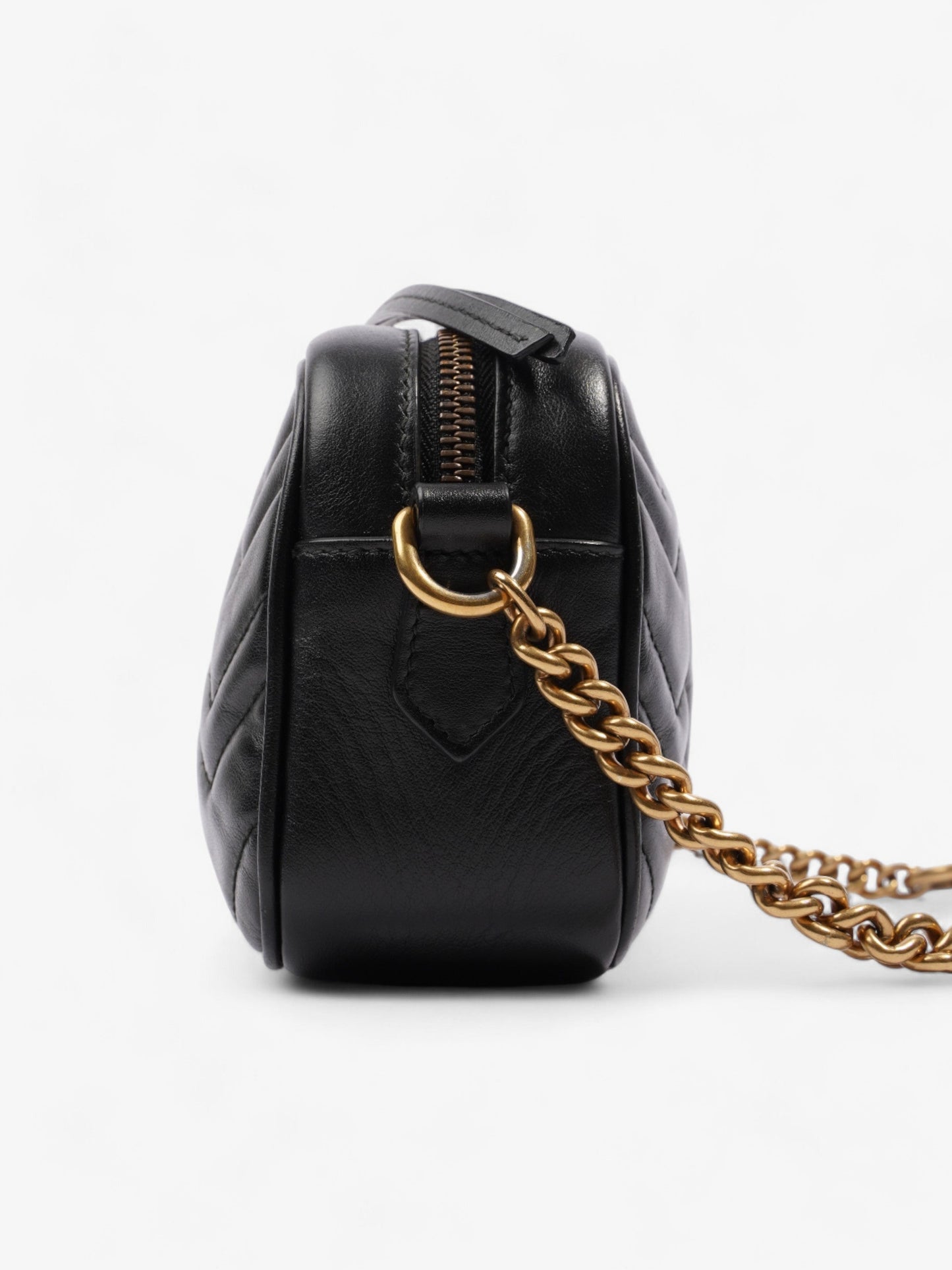 Gucci GG Marmont Bag Black Matelasse Leather Mini