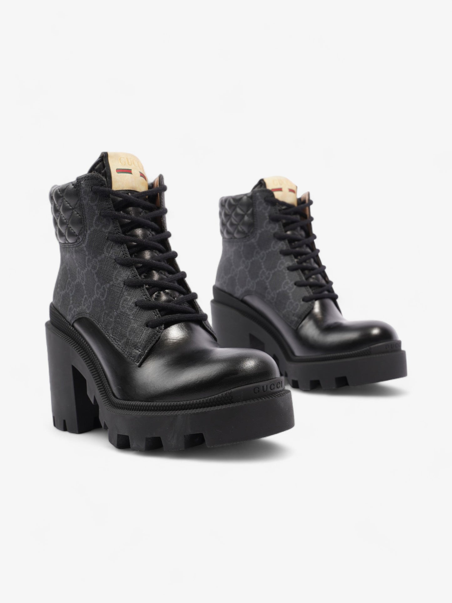 Gucci GG Bootie 55mm Black Leather EU 36.5 UK 3.5