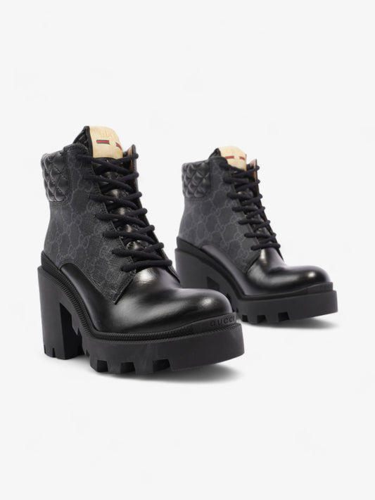 Gucci GG Bootie 55mm Black Leather EU 36.5 UK 3.5