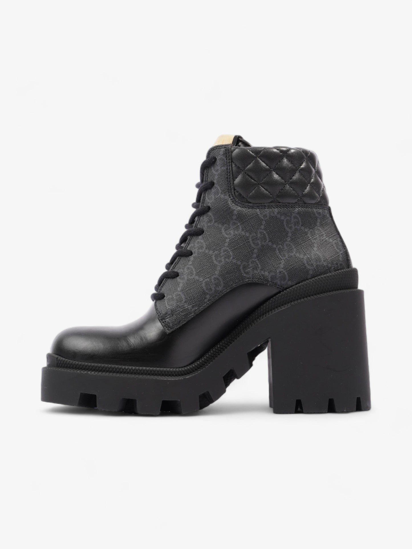 Gucci GG Bootie 55mm Black Leather EU 36.5 UK 3.5