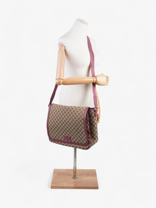Gucci Changing Bag GG Supreme / Pink Canvas