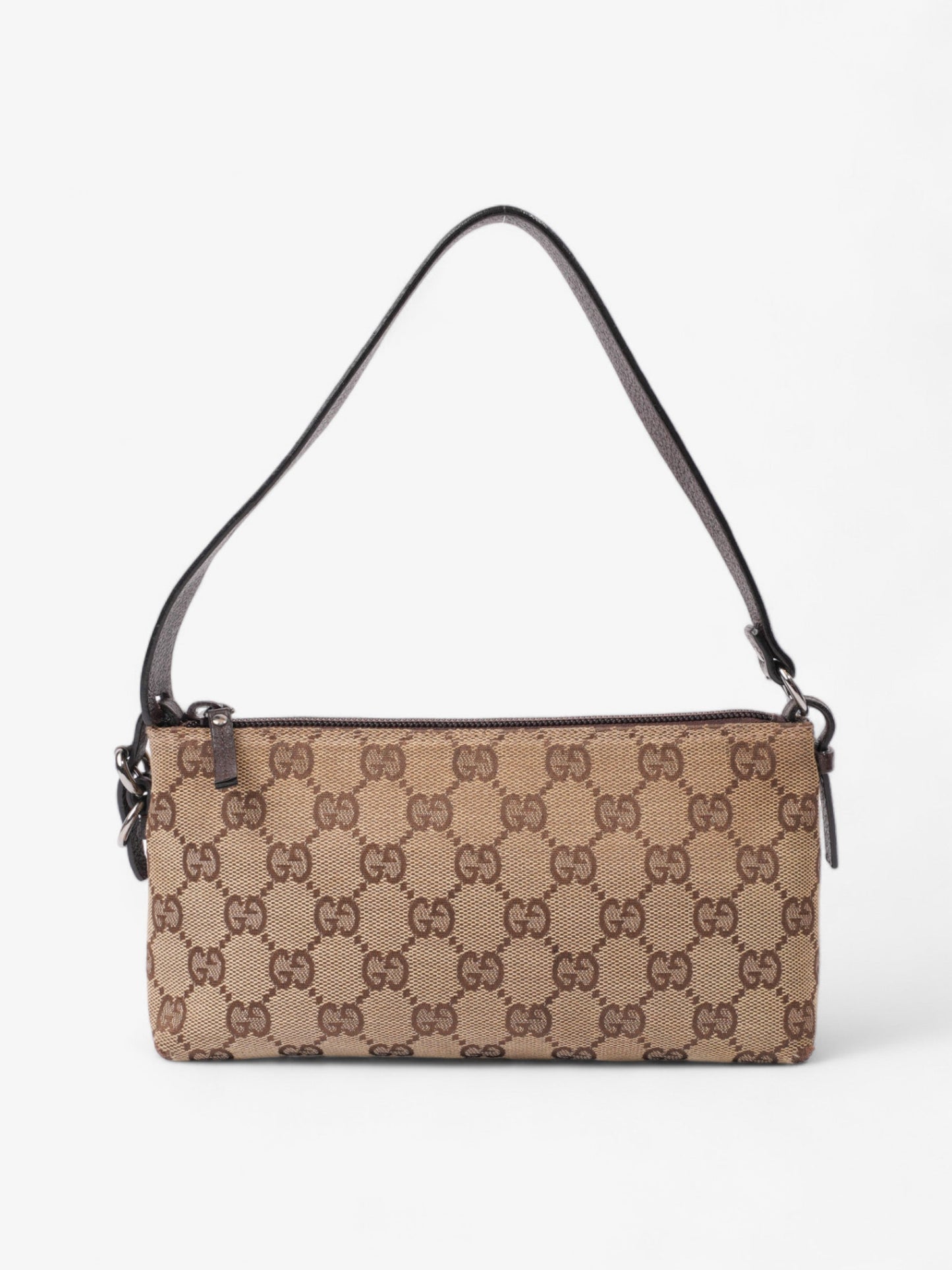 Gucci GG Pochette GG Supreme / Brown Coated Canvas