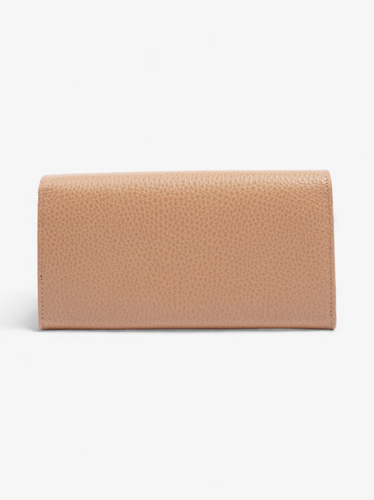 Gucci Interlocking G Continental Wallet Beige Calfskin Leather