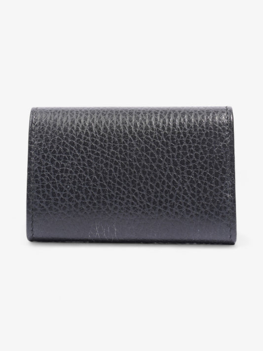 Gucci GG Marmont Key Case Black / Gold Leather