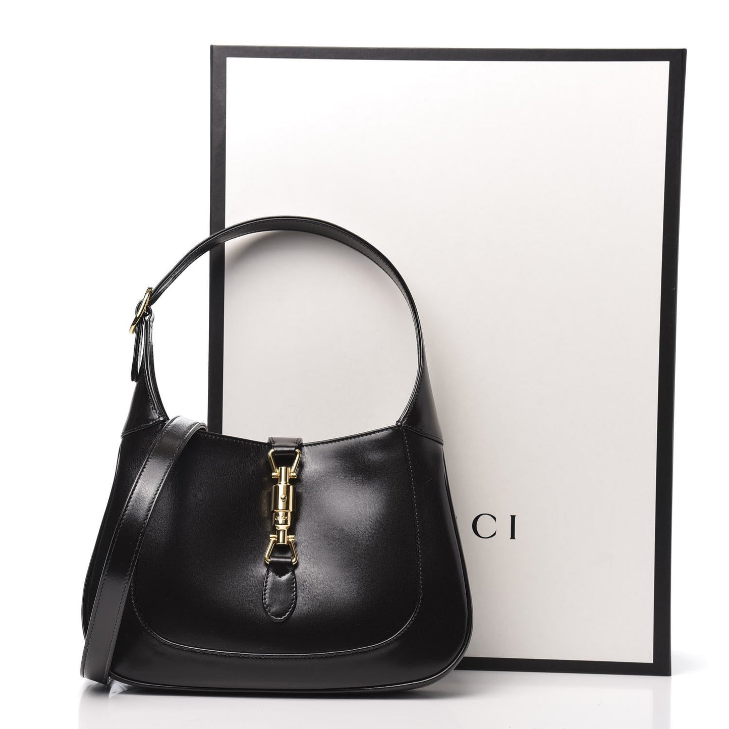 GUCCI 1961 CALFSKIN LEATHER BOARDED DYANA LUX SMALL JACKIE HOBO BAG