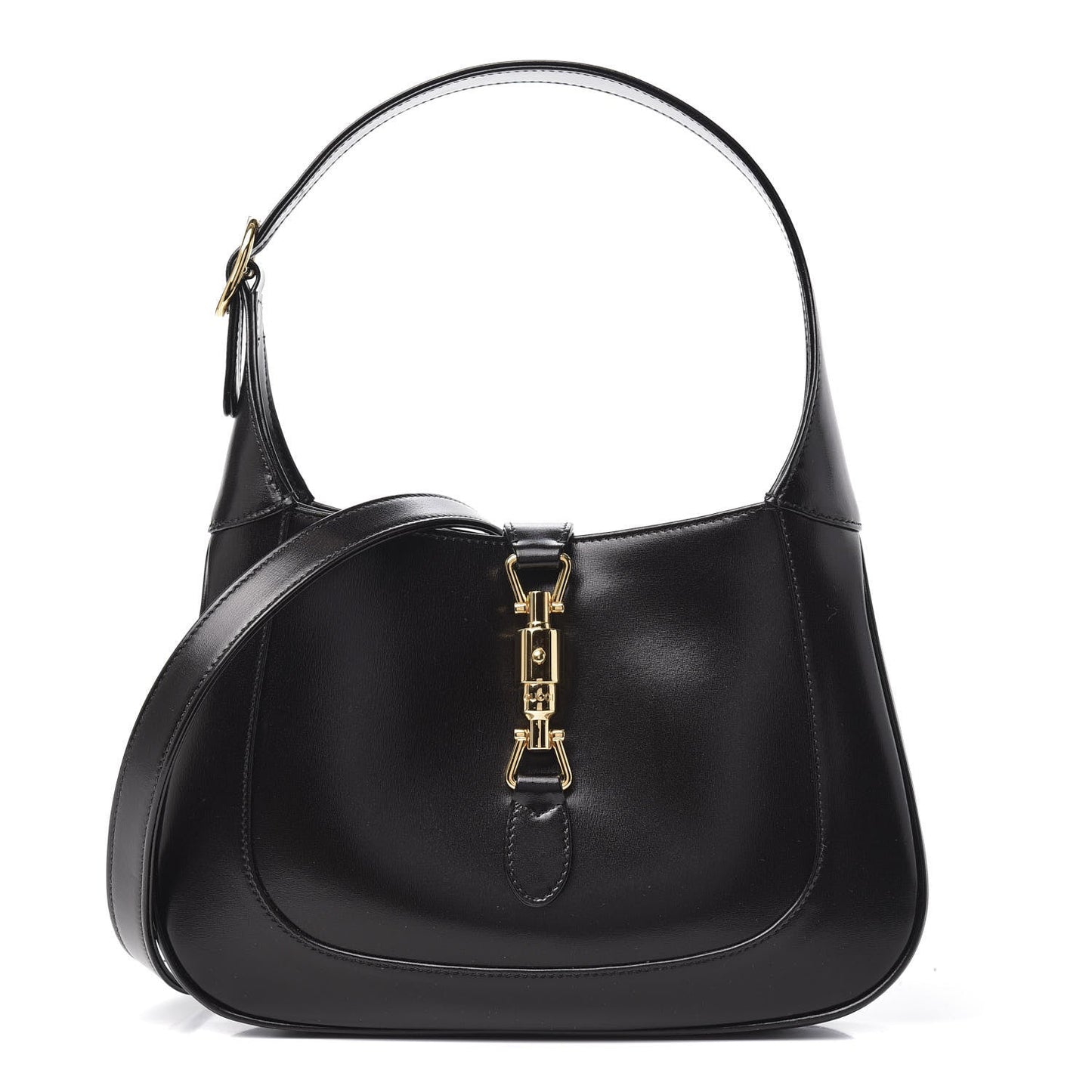 GUCCI 1961 CALFSKIN LEATHER BOARDED DYANA LUX SMALL JACKIE HOBO BAG