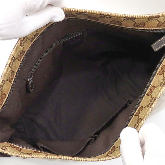 GUCCI CRYSTAL MONOGRAM LARGE FLAT MESSENGER BAG