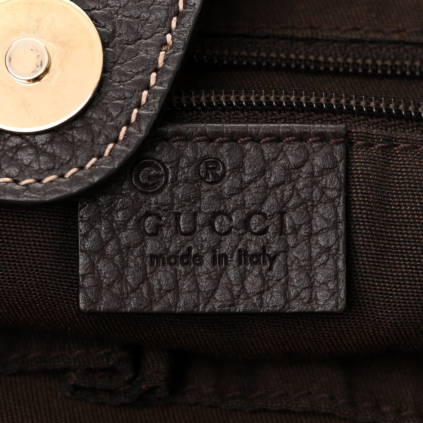 GUCCI GG CRYSTAL COATED CANVAS BAMBOO TASSAL TOTE