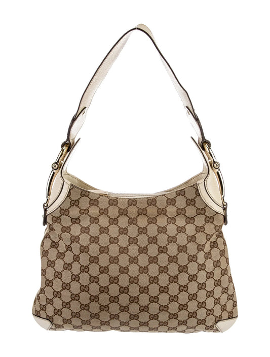 GUCCI GG HORSEBIT CREOLE HOBO BAG