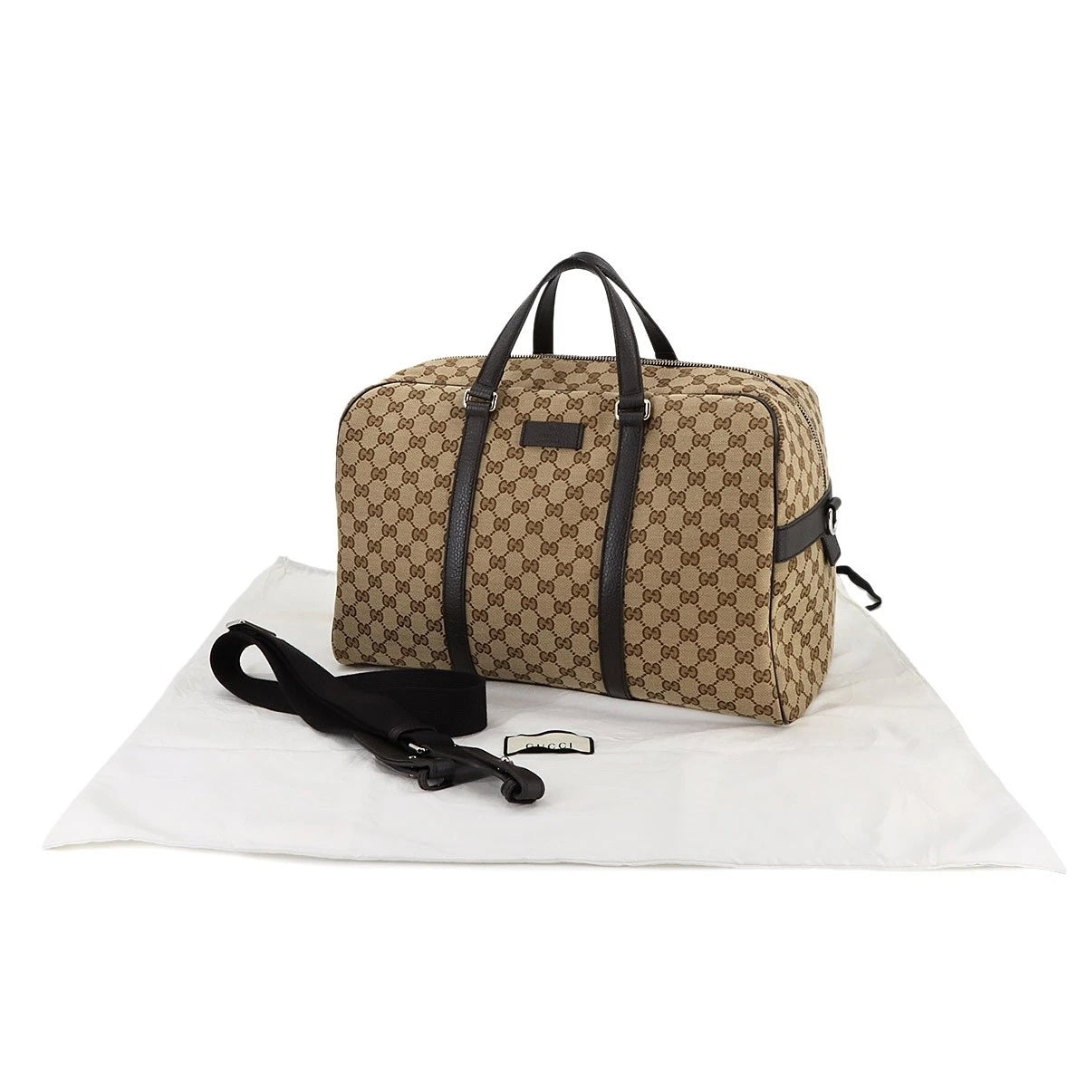 GUCCI GG MONOGRAM BOSTON DUFFLE BAG