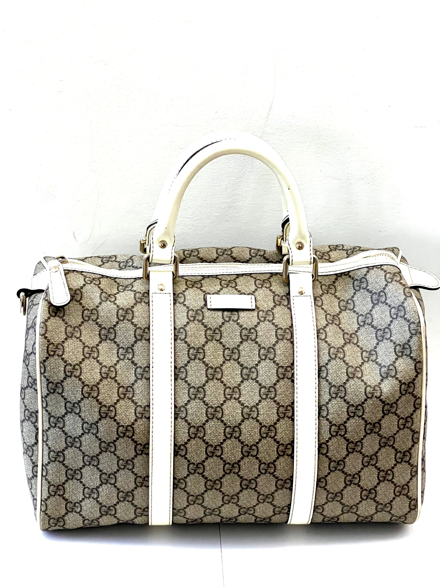 GUCCI GG PLUS MONOGRAM MEDIUM JOY BOSTON BAG