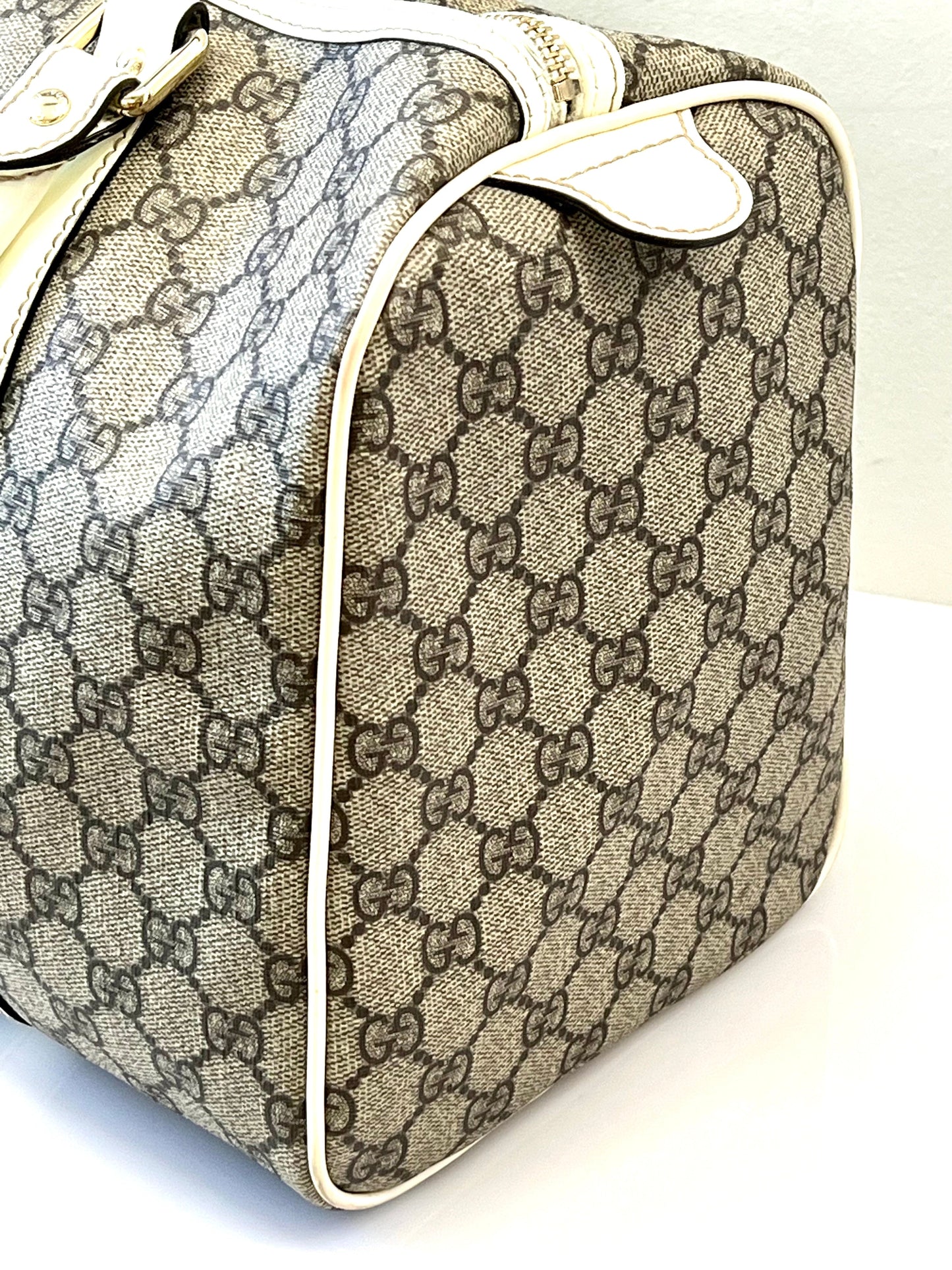 GUCCI GG PLUS MONOGRAM MEDIUM JOY BOSTON BAG