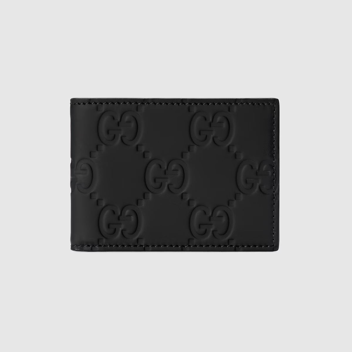 GUCCI GG RUBBER EFFECT BI-FOLD WALLET