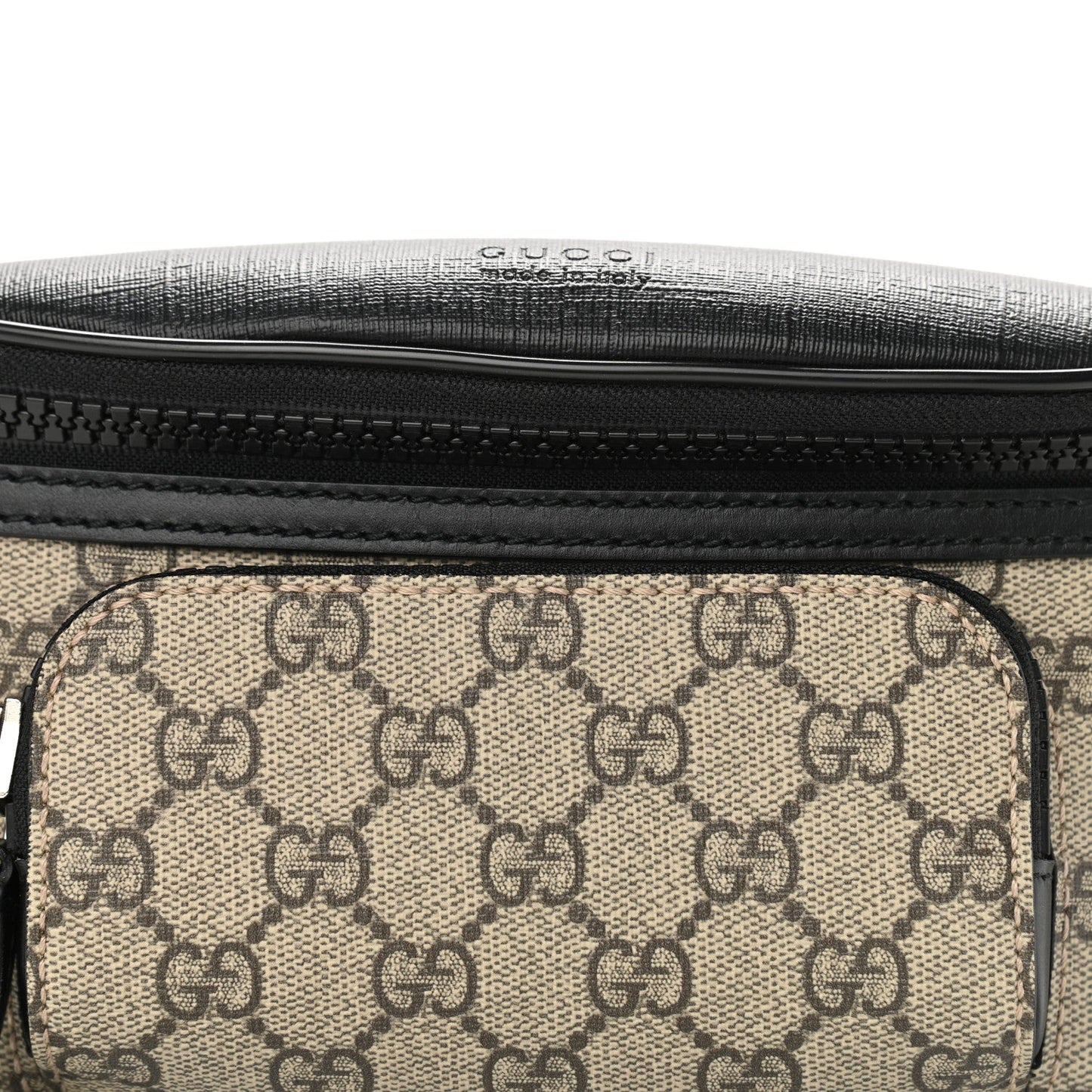 GUCCI GG SUPREME MONOGRAM BELT BAG