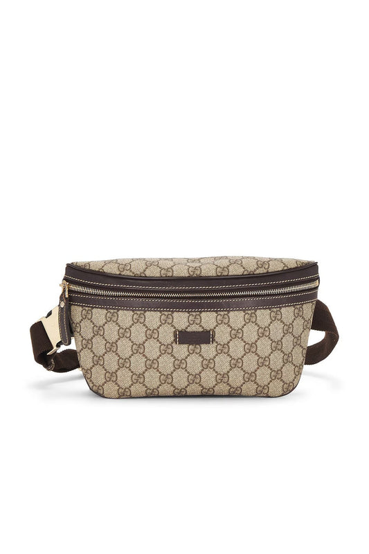 GUCCI GG SUPREME MONOGRAM LARGE BELT BAG