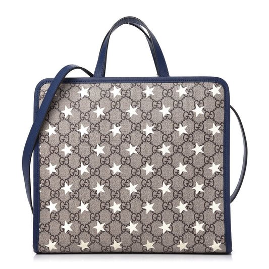 GUCCI GG SUPREME MONOGRAM STARS CHILDRENS TOTE BAG