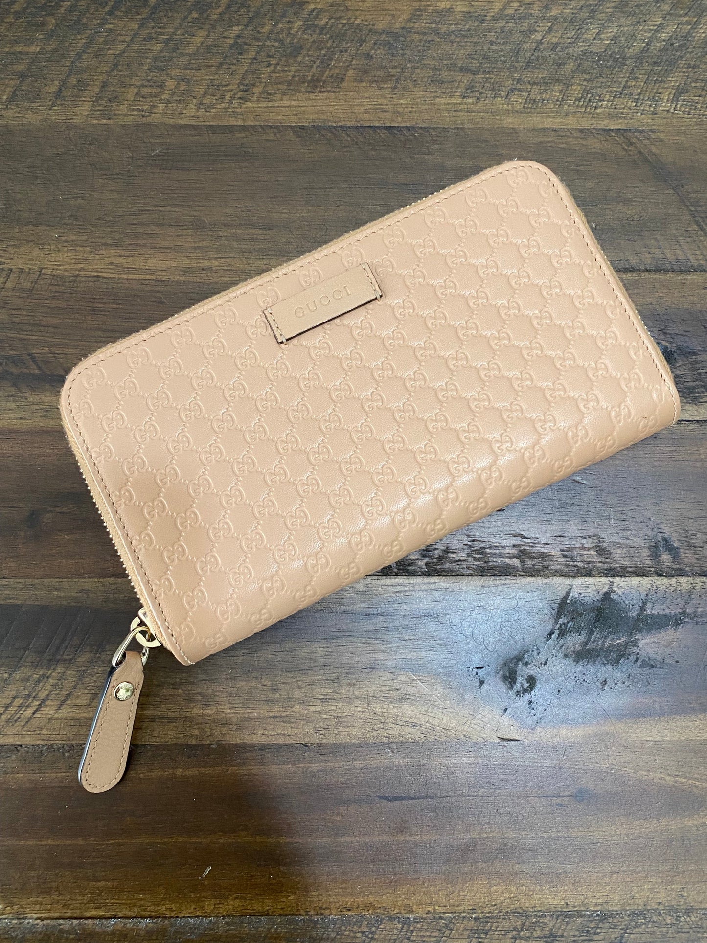 GUCCI GUCCISSIMA ZIP WALLET