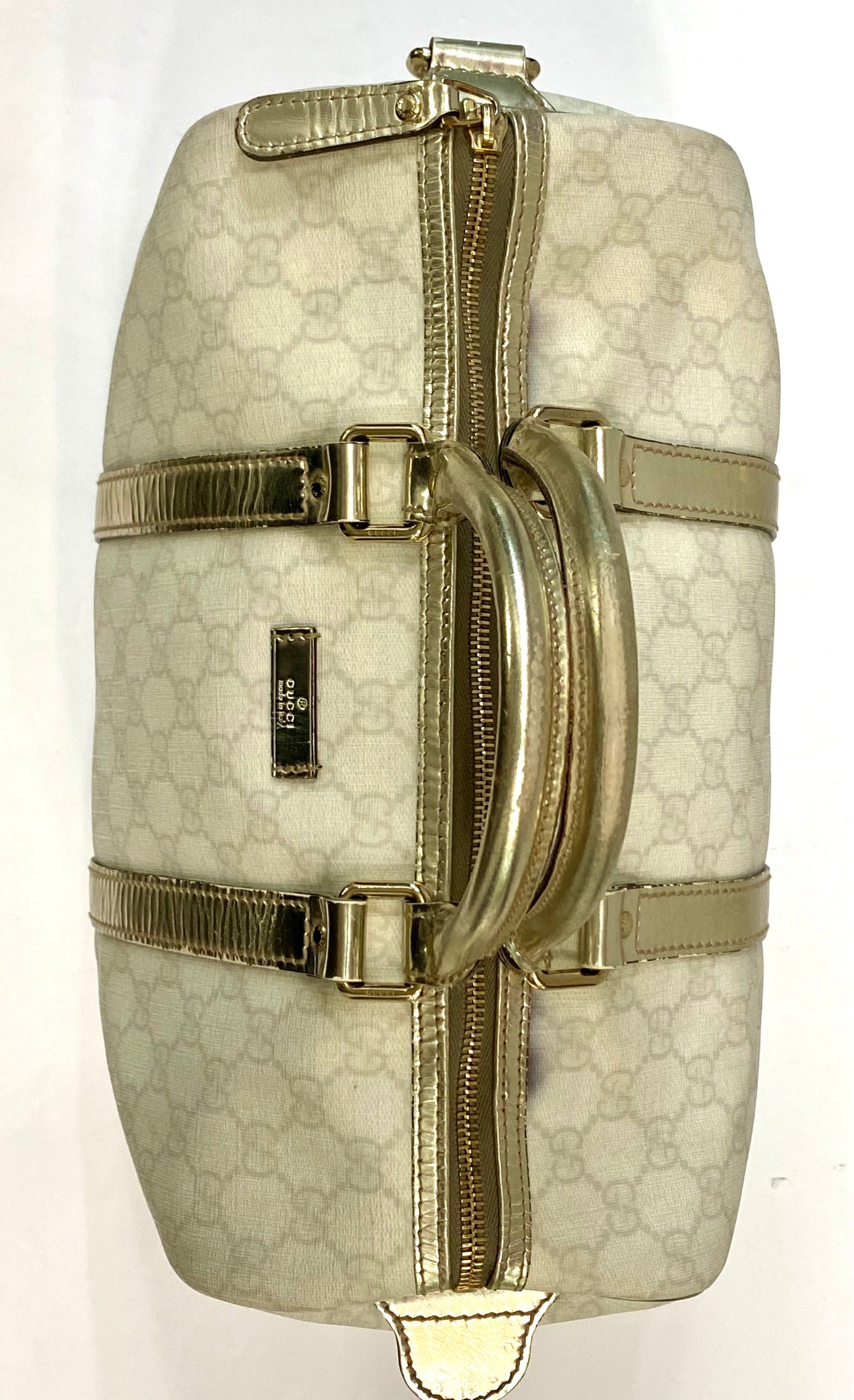 GUCCI IMPRIME MONOGRAM MEDIUM JOY BOSTON BAG