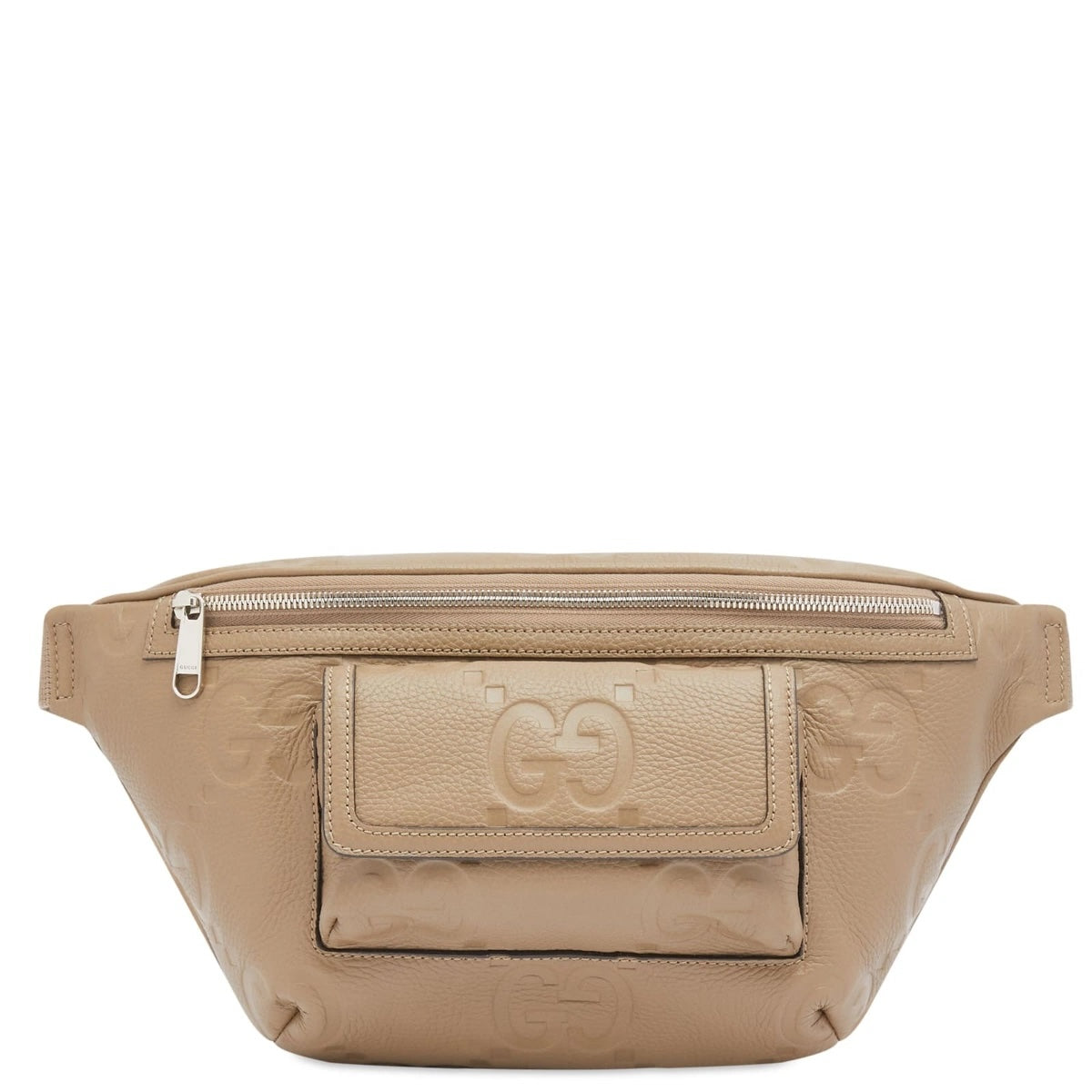 GUCCI JUMBO GG EMBOSSED CALFSKIN LEATHER UNISEX BELT BAG