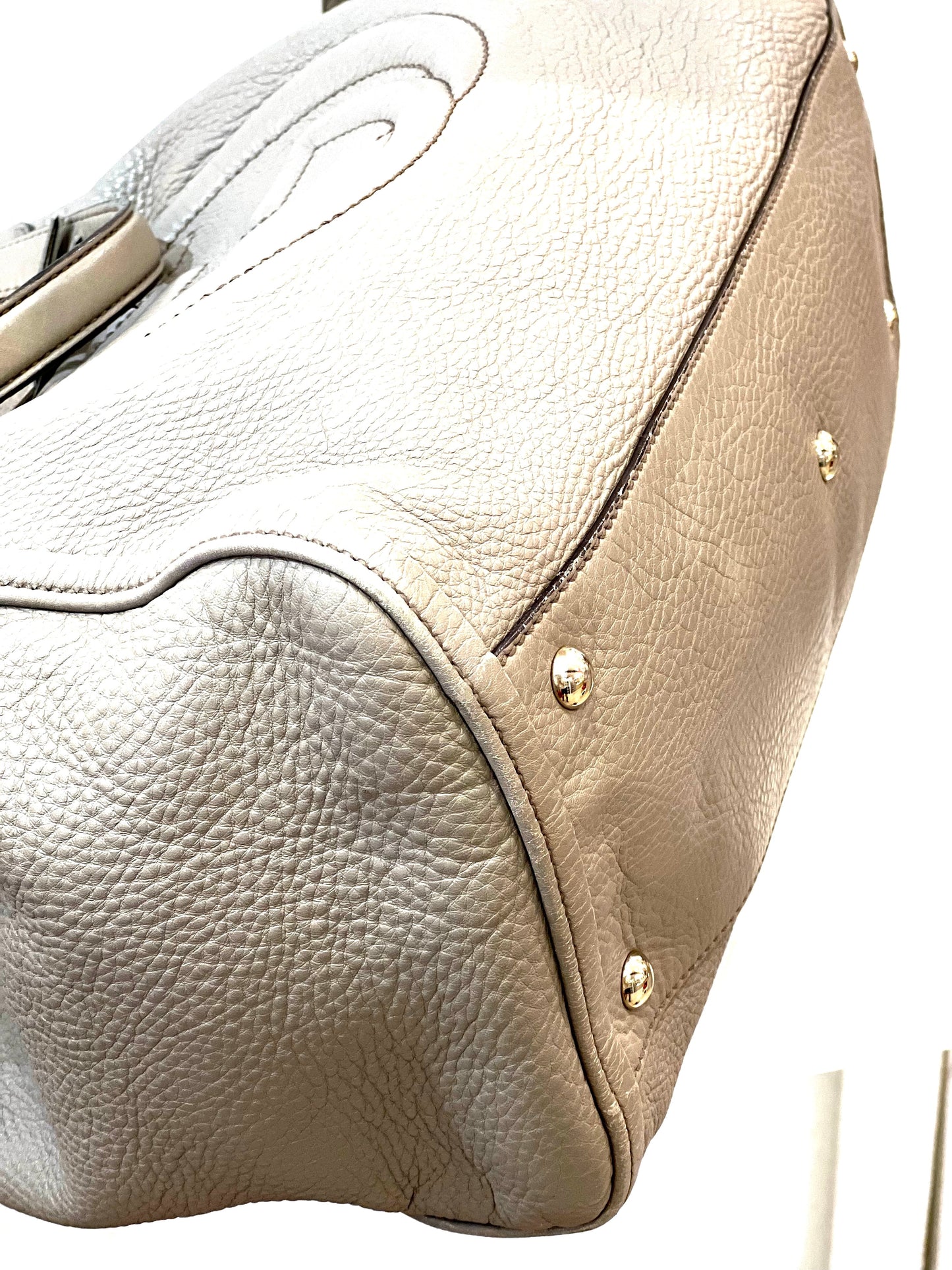 GUCCI LEATHER SOHO SHOULDER BAG