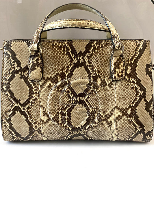 GUCCI MEDIUM PYTHON TOTE