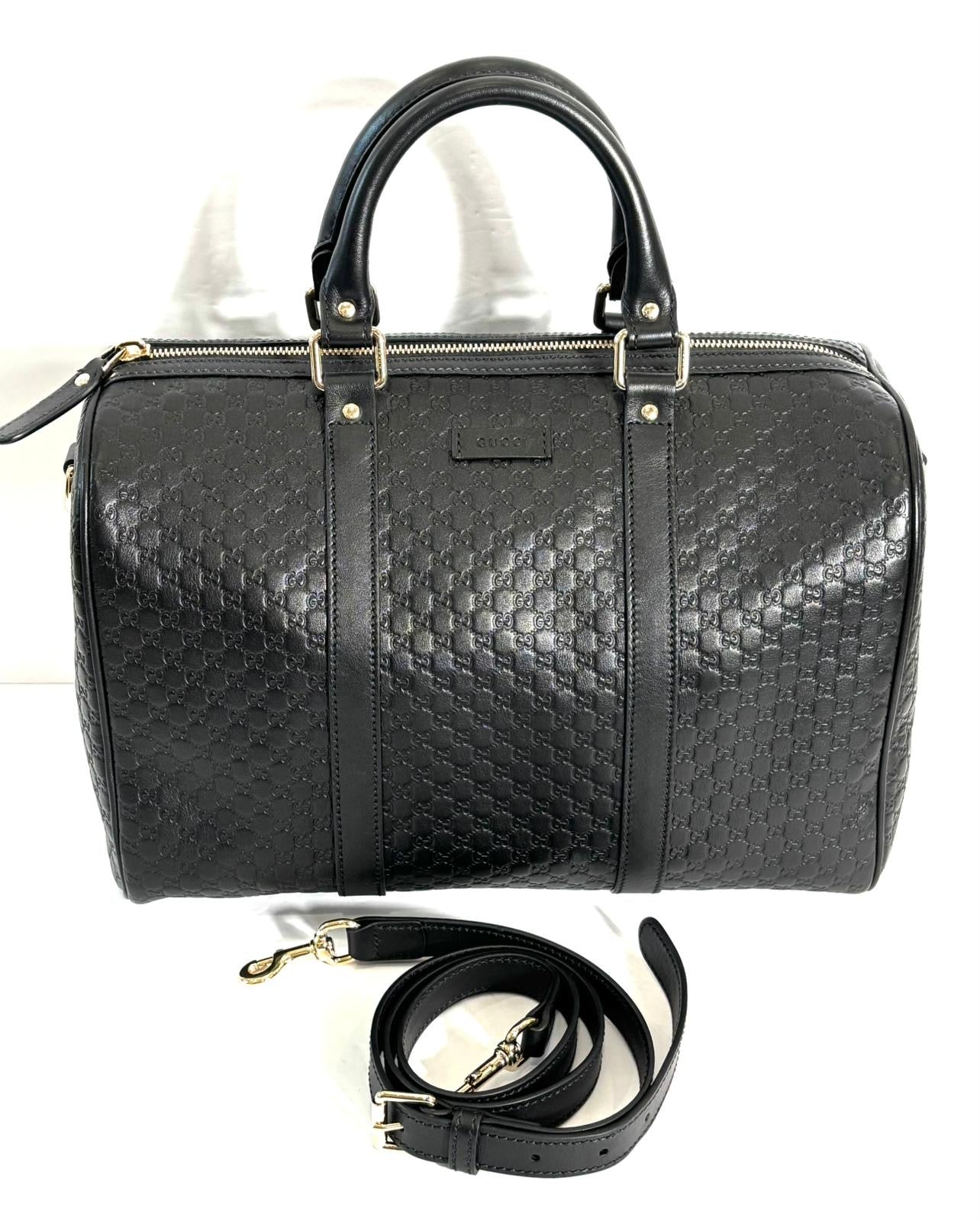 GUCCI MICROGUCCISSIMA LEATHER MEDIUM JOY BOSTON BAG