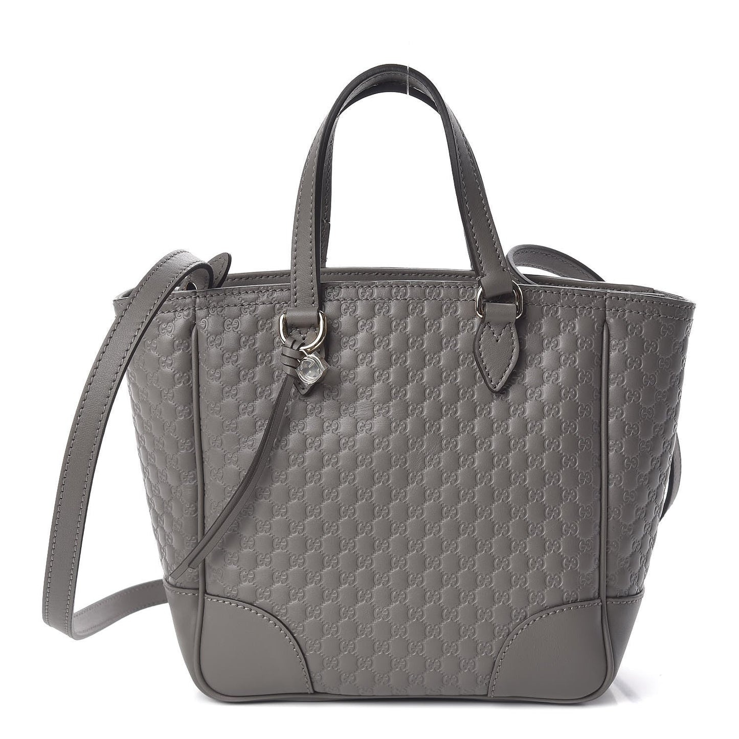 GUCCI MICROGUCCISSIMA GRAPHITE BREE TOTE BAG