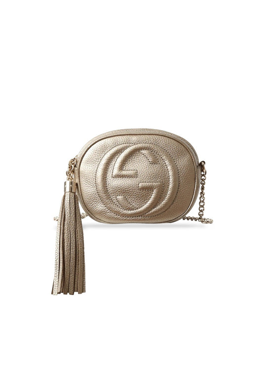 GUCCI SOHO DISCO CHAIN CROSSBODY BAG