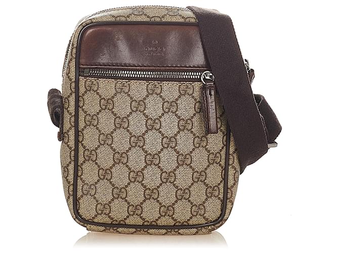 GUCCI GG SUPREME SMALL MESSENGER BAG