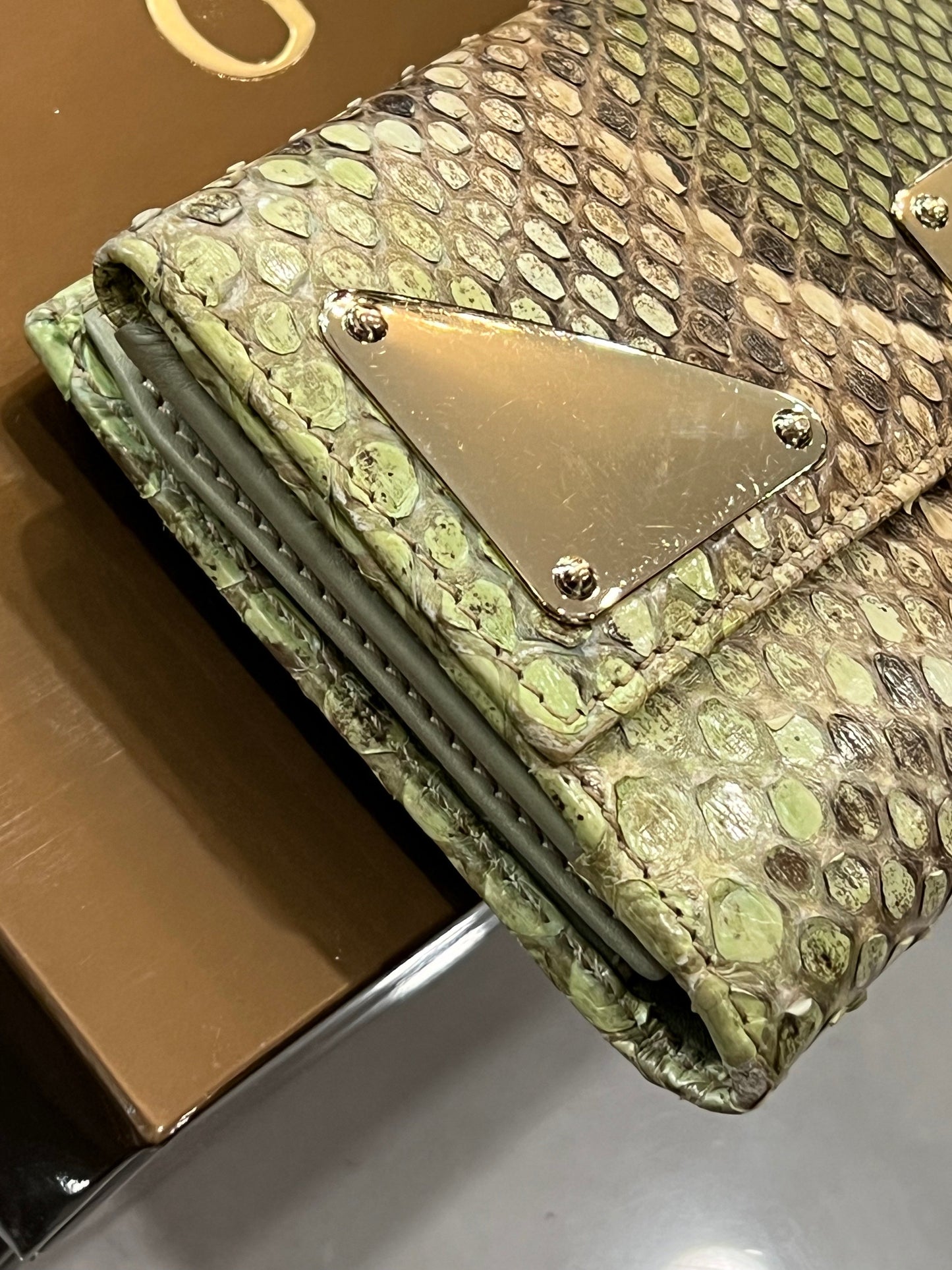 GUCCI PYTHON CONTINENTAL WALLET
