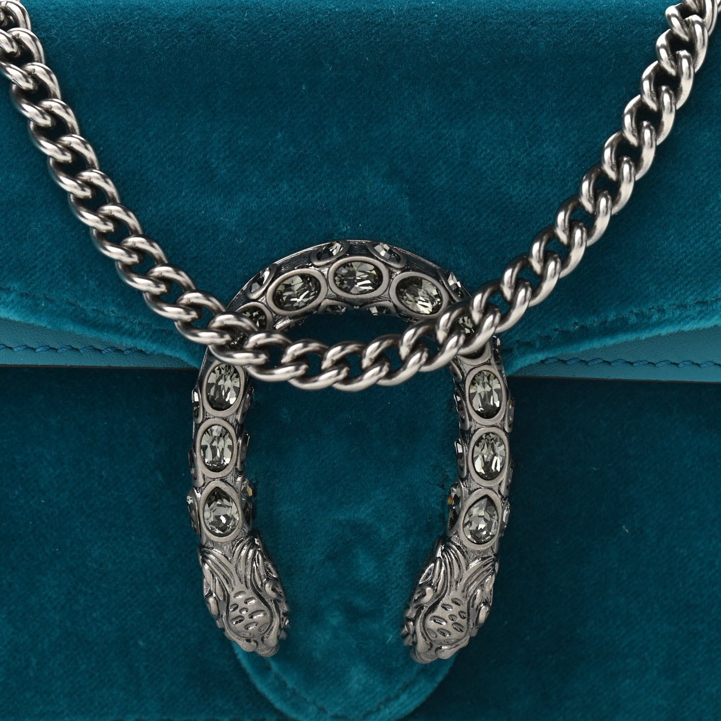 GUCCI DIONYSUS SUPER MINI VELVET SHOULDER BAG