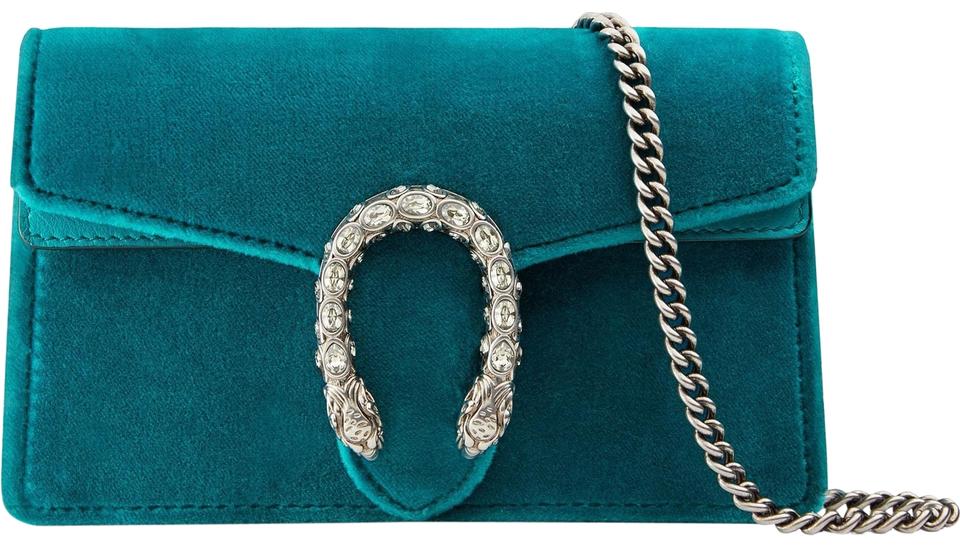 GUCCI DIONYSUS SUPER MINI VELVET SHOULDER BAG