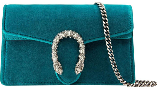 GUCCI DIONYSUS SUPER MINI VELVET SHOULDER BAG