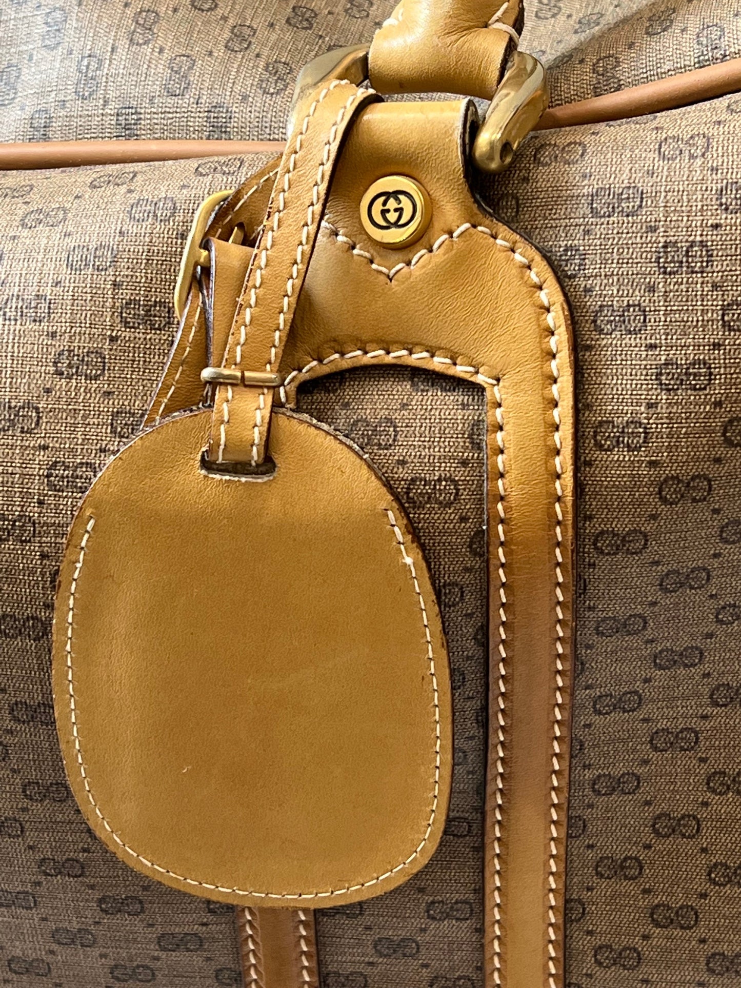 GUCCI GG VINTAGE DUFFLE BAG